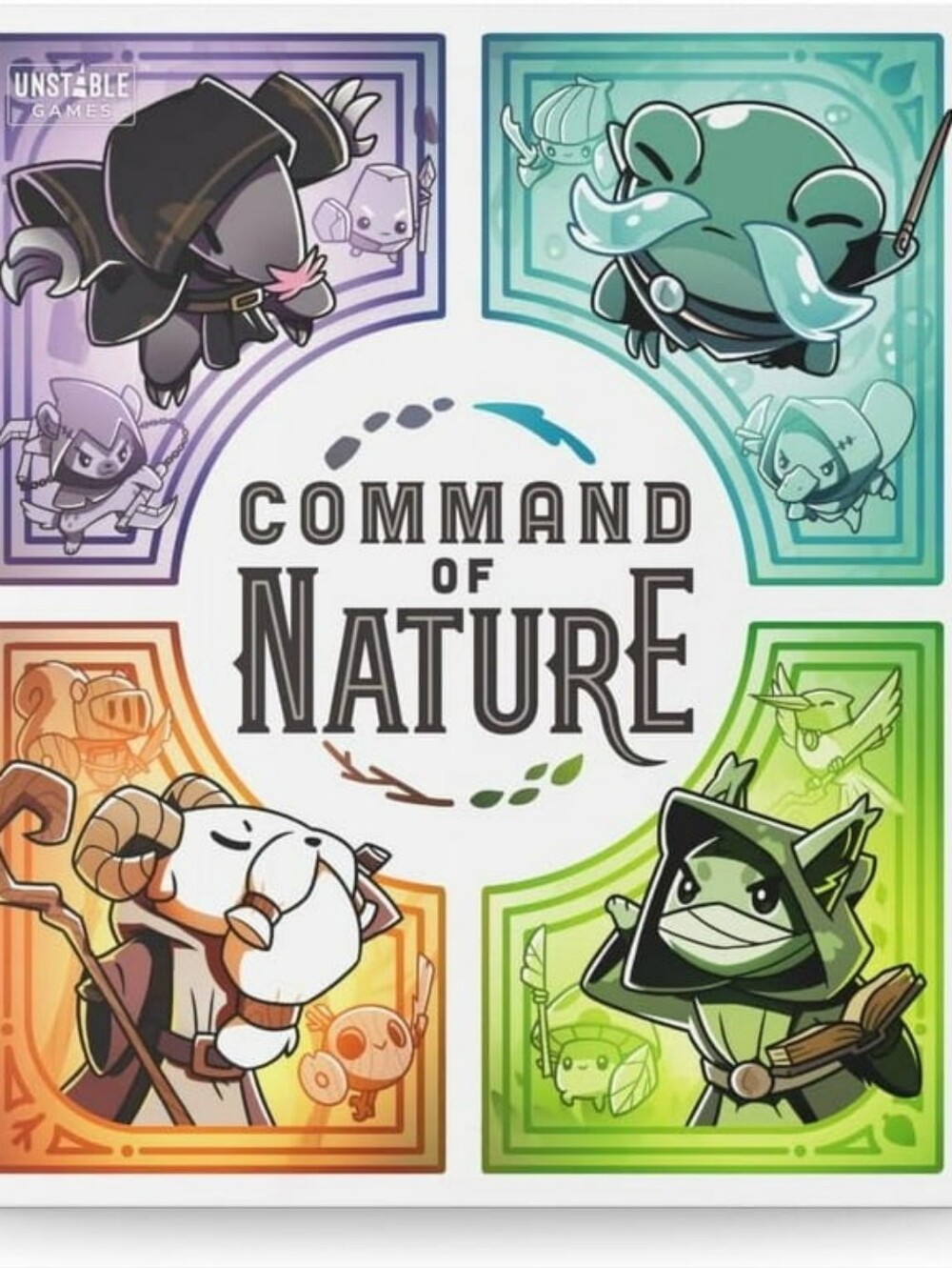 Command of Nature Board Game - Colorful Animal Heroes Edition
